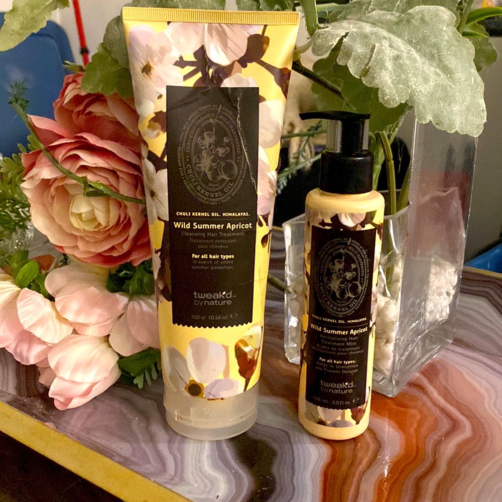 tweak’d by nature: Wild Summer Apricot Hair Treatments & Argon Oil Face Mask
